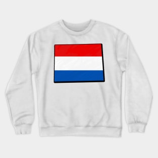 Red, White, and Blue Crewneck Sweatshirt